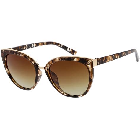 cat eye polarised sunglasses